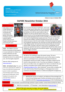 OxPARC Newsletter October 2015