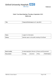 TB2012.86  Public Trust Board Meeting: Thursday 6 September 2012