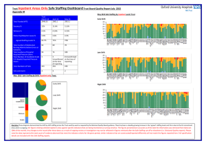 Inpatient Areas Only Safe Staffing Dashboard Trust