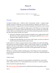 Systems of Particles Physics 53