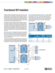 Functional SPI Isolation