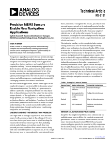 Technical Article Precision MEMS Sensors MS-2151