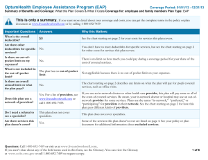 OptumHealth Employee Assistance Program (EAP)