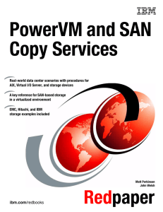 PowerVM and SAN Copy Services Front cover