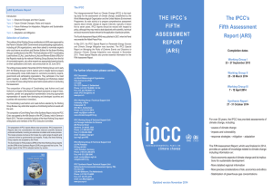 The IPCC’s The IPCC AR5 Synthesis Report