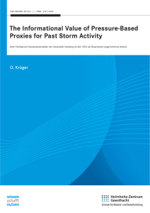 The Informational Value of Pressure-Based Proxies for Past Storm Activity
