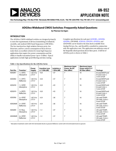 AN-952 APPLICATION NOTE