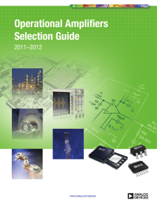 Operational Amplifiers Selection Guide 2011–2012
