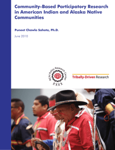 Community-Based Participatory Research in American Indian and Alaska Native Communities