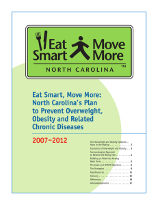 Eat Smart, Move More: North Carolina’s Plan to Prevent Overweight, Obesity and Related