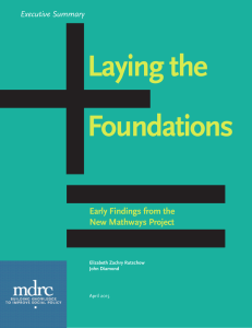 + = Laying the Foundations