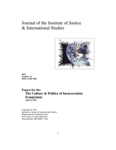 Journal of the Institute of Justice &amp; International Studies