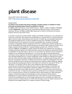 January 2016, Volume 100, Number 1 7 DISEASE NOTES