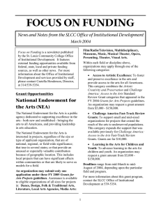 FOCUS ON FUNDING March 2004