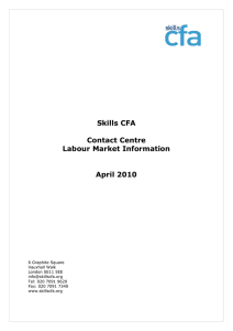 Skills CFA Contact Centre Labour Market Information