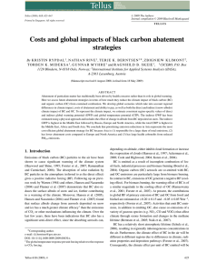 Costs and global impacts of black carbon abatement strategies