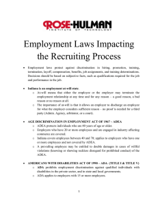 Employment Laws Impacting the Recruiting Process