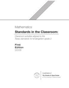 Mathematics Standards in the Classroom: First Edition