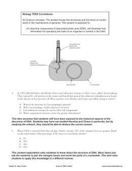 Dna homework questions
