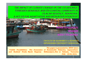 THE IMPACT OF CLIMATE CHANGE ON THE VULNERABLE FISHERIES RESOURCE AND I