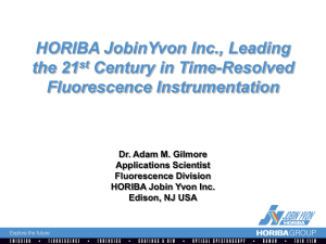 HORIBA JobinYvon Inc., Leading the 21 Century in Time-Resolved Fluorescence Instrumentation