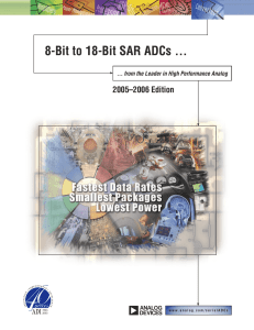 8-Bit to 18-Bit SAR ADCs … 2005–2006 Edition