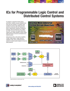 ICs for Programmable Logic Control and Distributed Control Systems