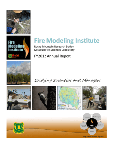 Fire Modeling Ins tute