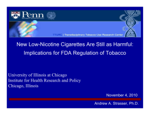 New Low-Nicotine Cigarettes Are Still as Harmful: