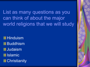 List as many questions as you Hinduism
