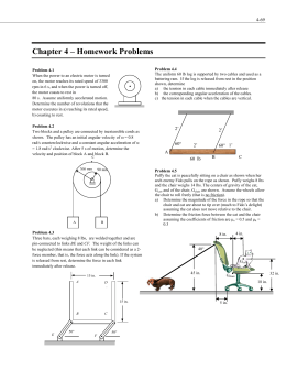 Dynamics: Practice #2 Kinematics & Kinetics of Rigid Bodies Kinematic