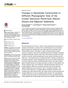 Changes in Nematode Communities in Different Physiographic Sites of the