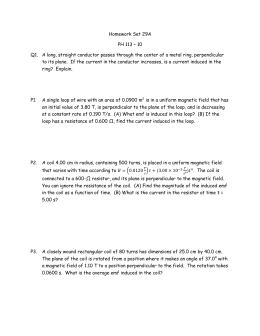 induction electromagnetic worksheet 29a homework ph