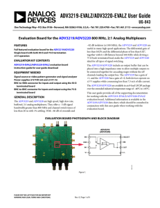 ADV3219-EVALZ/ADV3220-EVALZ User Guide UG-843