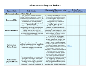 Administrative Program Reviews