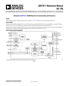 Adv7513 Software Driver Useru2019s Guide