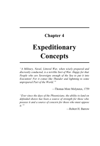 Expeditionary Concepts Chapter 4