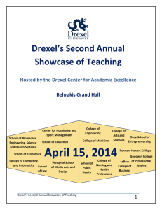 Drexel’s Second Annual Showcase of Teaching