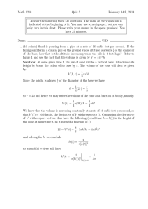 Math 1210 Quiz 5 February 14th, 2014
