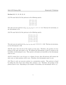 Math 2270 Spring 2004 Homework 17 Solutions Section 6.1