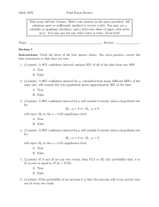 Math 1070 Final Exam Review