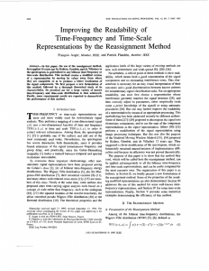 Improving  the  Readability of Time-Frequency  and  Time-Scale