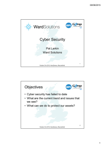 Cyber Security Objectives