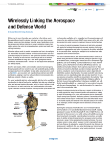 Wirelessly Linking the Aerospace and Defense World  |