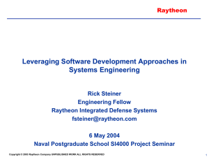 Leveraging Software Development Approaches in Systems Engineering