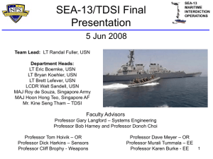 SEA-13/TDSI Final Presentation 5 Jun 2008