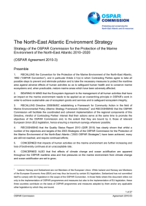 The North-East Atlantic Environment Strategy