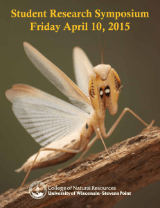 Student Research Symposium Friday April 10, 2015