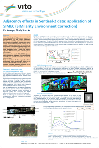 Adjacency effects in Sentinel-2 data: application of SIMEC (SIMilarity Environment Correction) A
