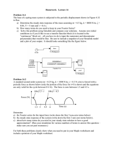 Homework-  Lecture 14 Problem 14.1